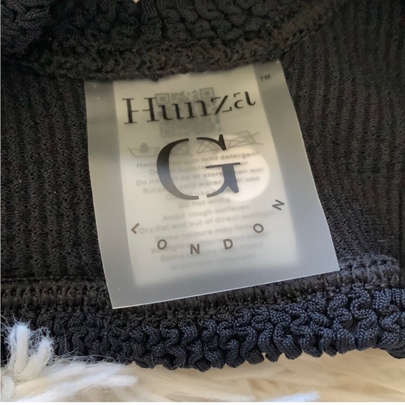SALE New Hunza g Juno bikini set in black one size - Picture 8 of 8